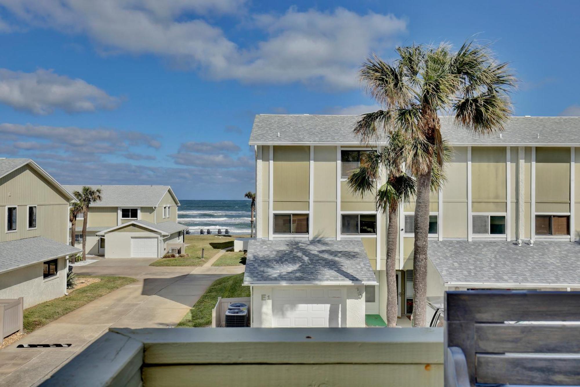 Zen Beach Retreat - Ocean View Townhouse -No Drive Beach New Smyrna Beach Exterior photo